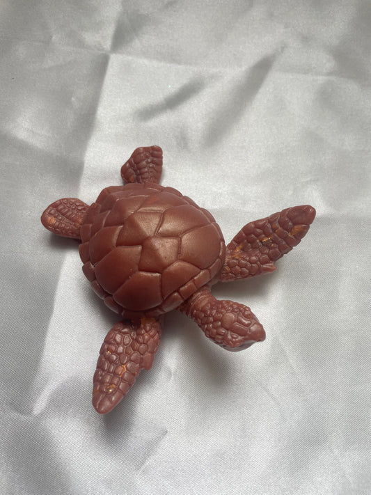 Figurine tortue marron