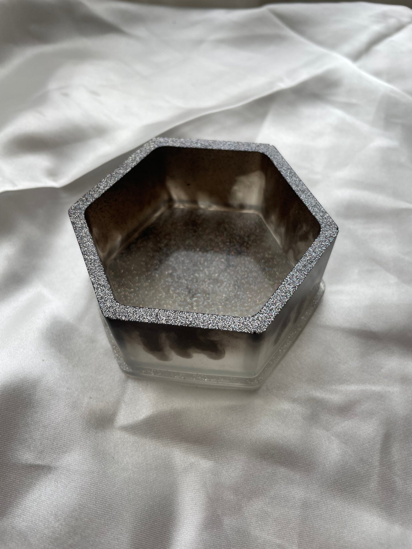 Pot vide poche hexagonal